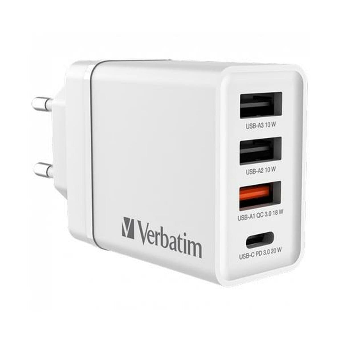Cavo USB Verbatim CHR-30EU2 Bianco 30 W