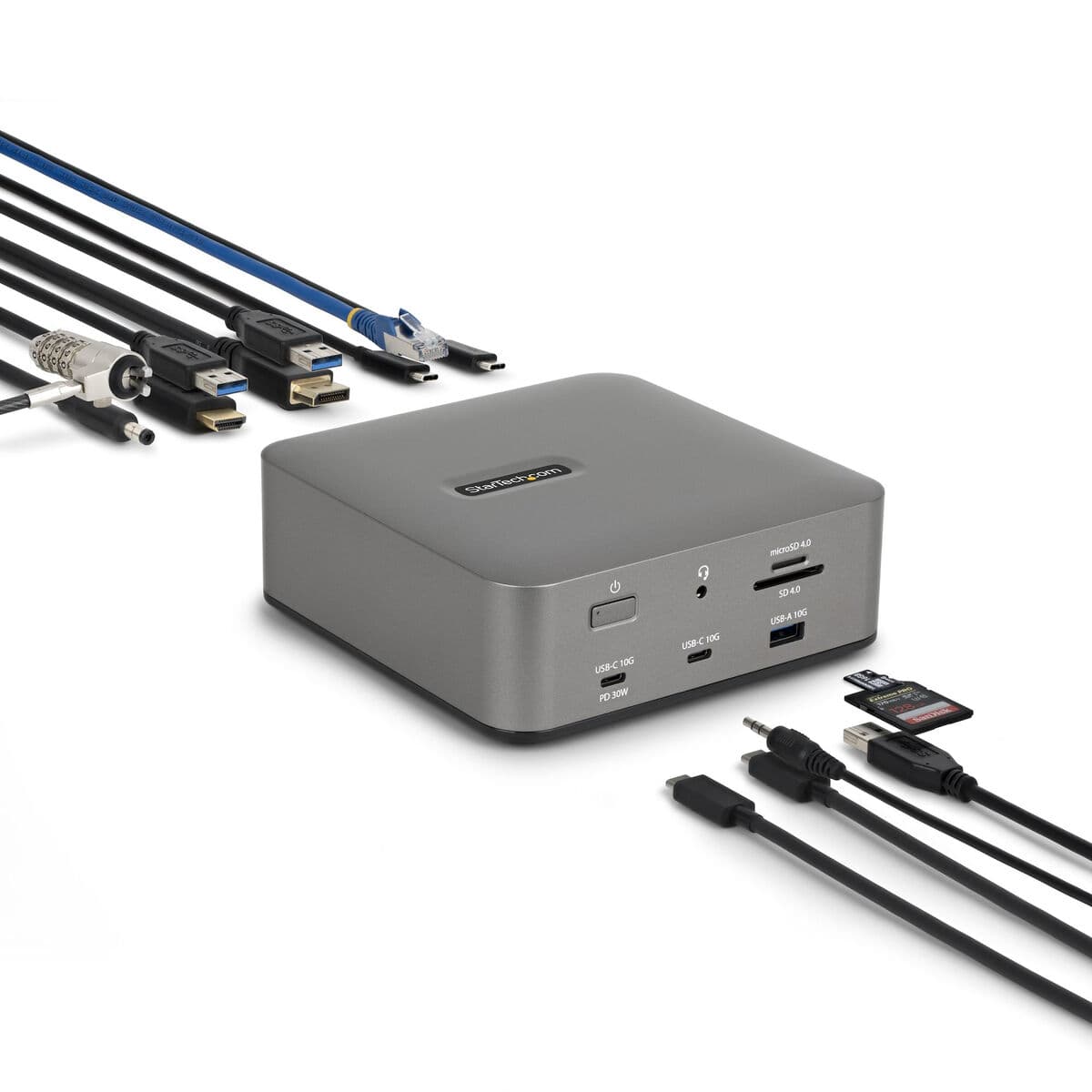 Hub USB Startech 215UE-TB5USB4DOCK Grigio