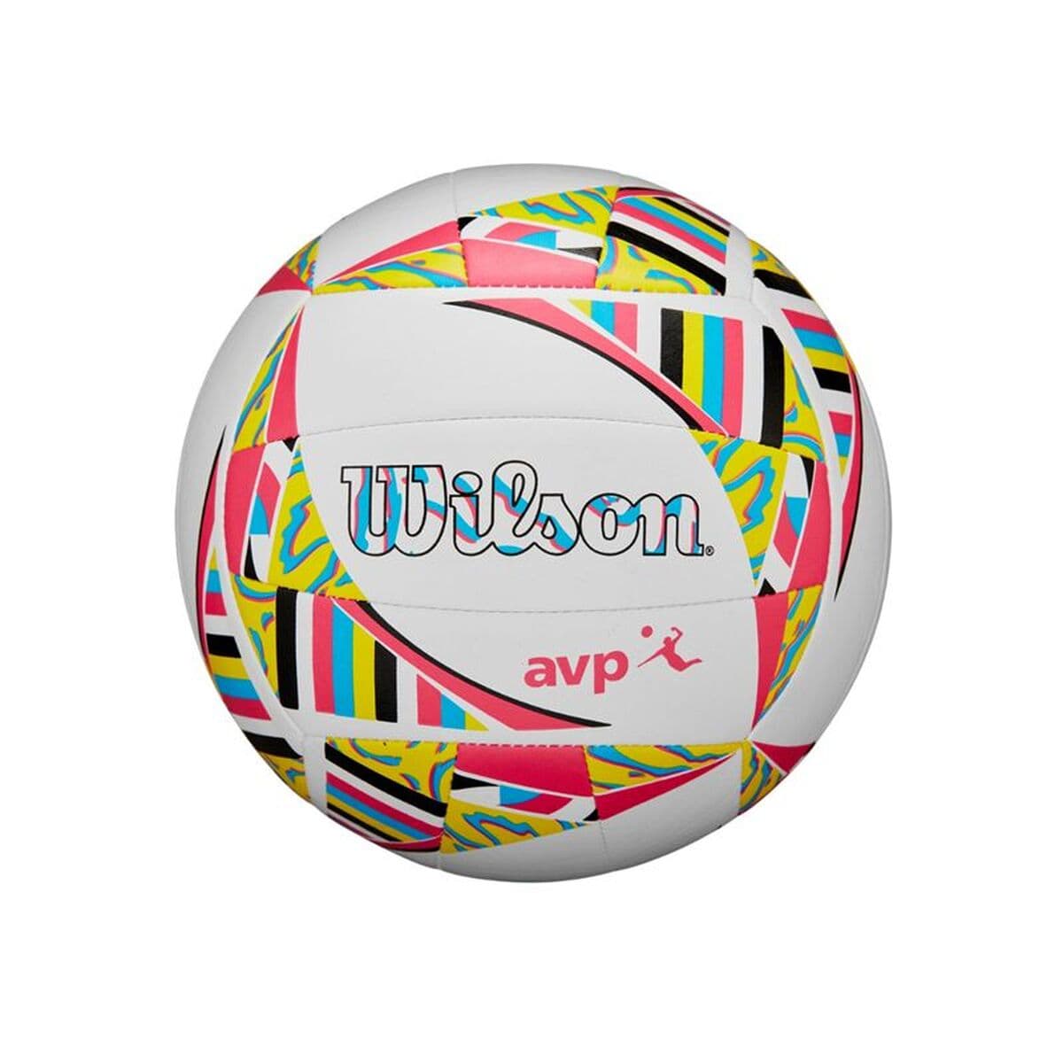 Pallone da Beach Volley Wilson Avp Movement Vb New Giallo Bianco Rose TPU