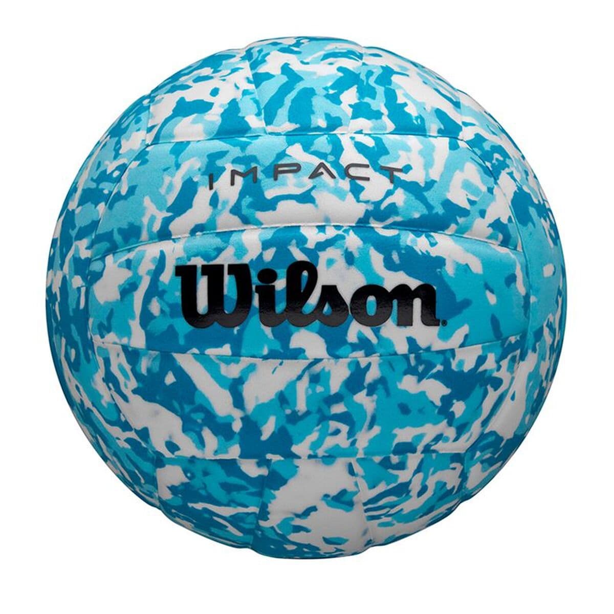 Pallone da Beach Volley Wilson Impact Gen Green Vb Azzurro Bianco (Taglia 5)