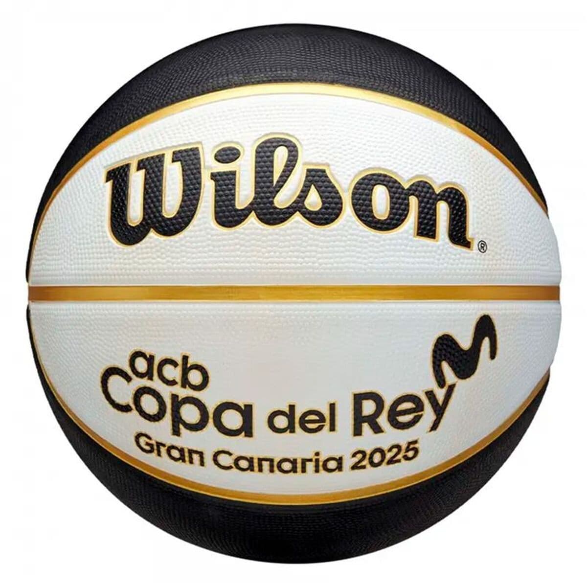 Pallone da Basket Wilson Copa del Rey Bianco 7 (Taglia 7)