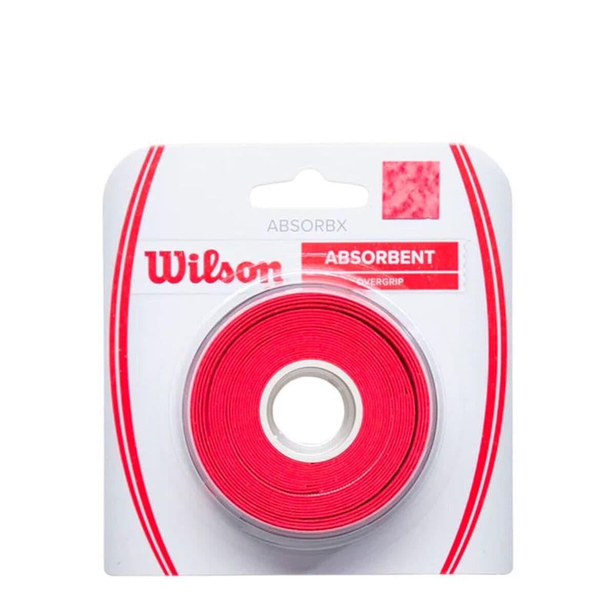 Nastro Tennis Wilson Absorbx  Rosso