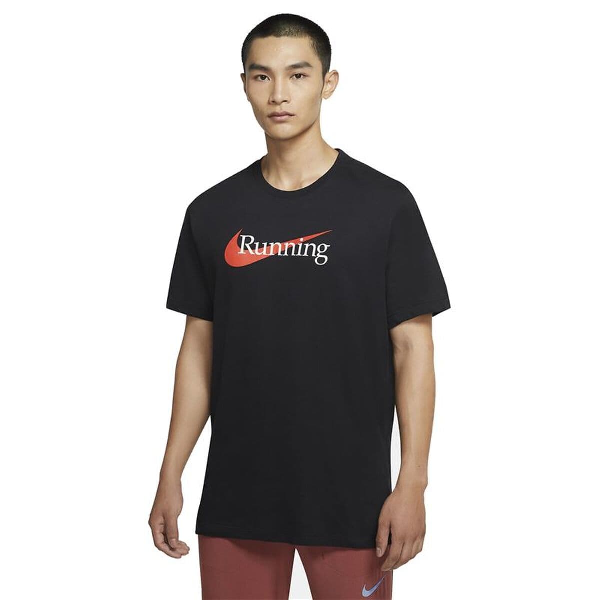 Maglia a Maniche Corte Uomo Nike Dri-FIT Nero