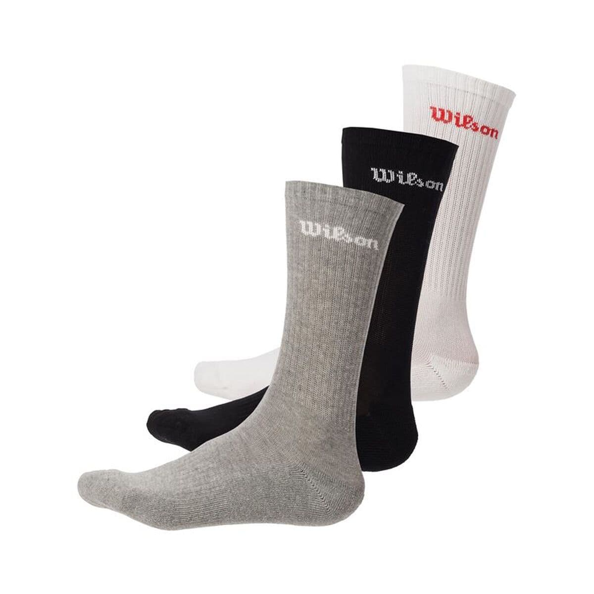 Pacco di calzini Wilson Crew Logo Sock 3 Pezzi