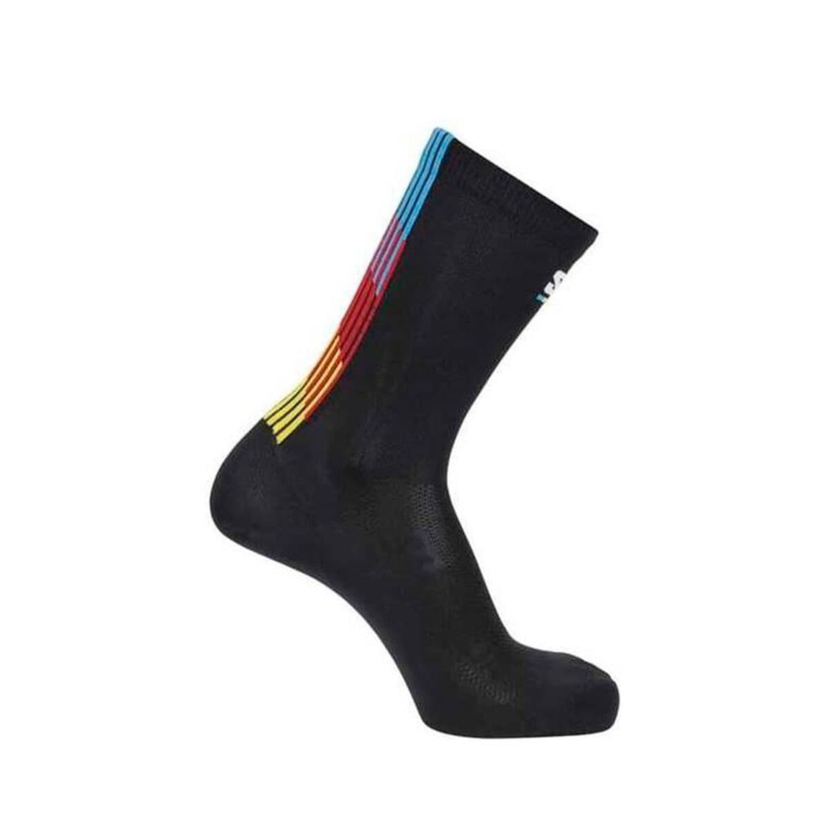 Calzini Sportivi Salomon Pulse Race Flag Crew Nero