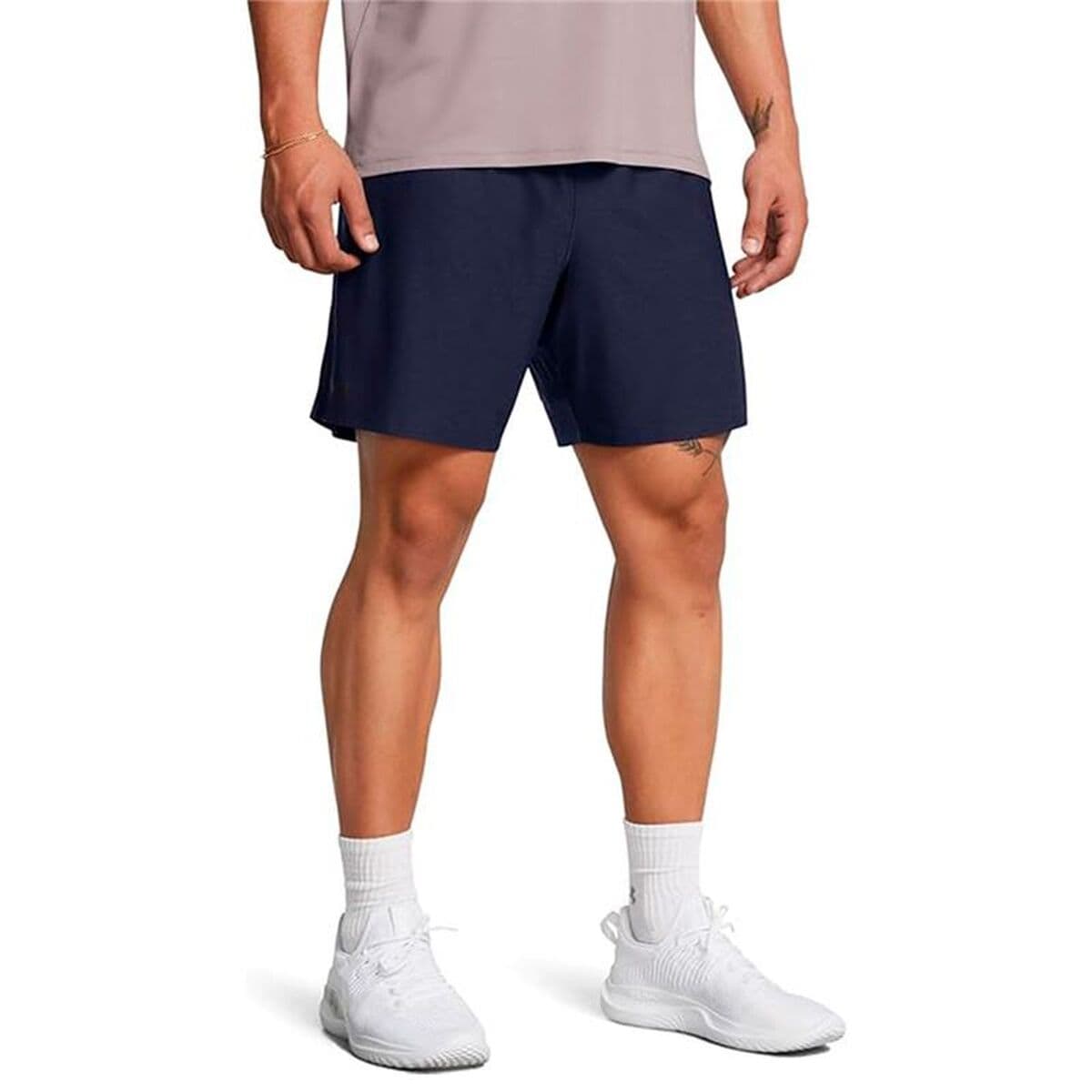 Pantaloni Corti Sportivi da Uomo Under Armour Tech Blu Marino