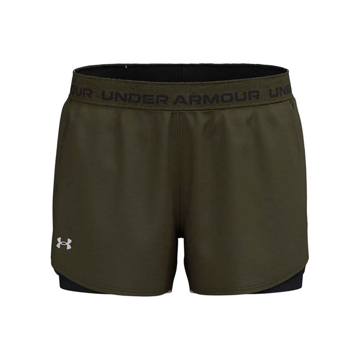 Pantaloncini Sportivi da Donna Under Armour Tech Play Up Nero