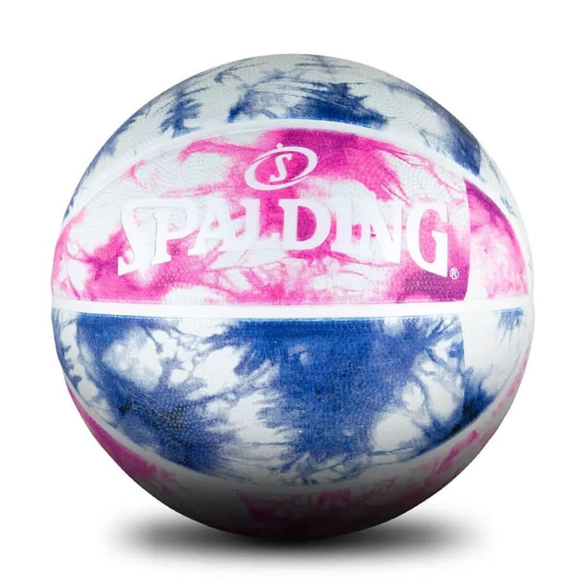 Pallone da Basket Spalding Tie Dye Sz6 Viola 6 Caucciù (Taglia 6)