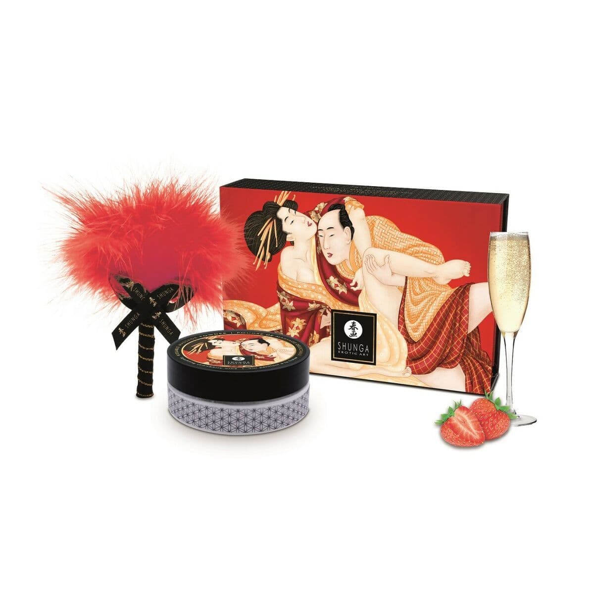 Kit Piacere Grande Shunga CHAMPAGNE STRAWBERRIES 75 g