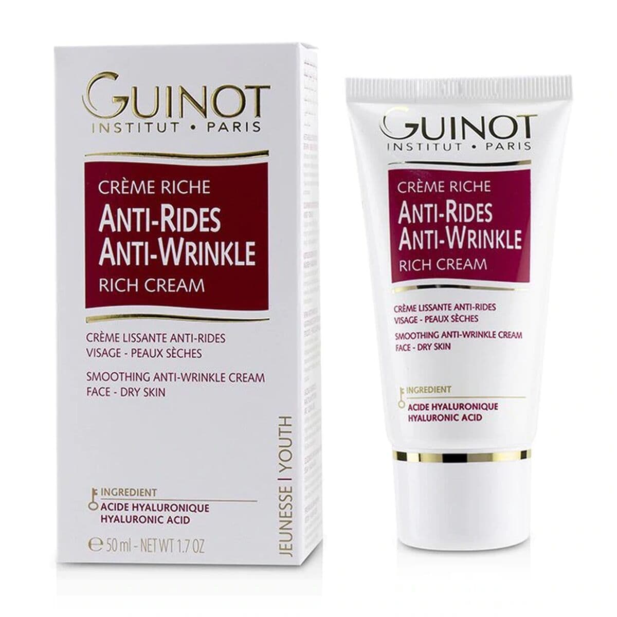 Crema Antirughe Guinot 50 ml - Trattamento Ringiovanente