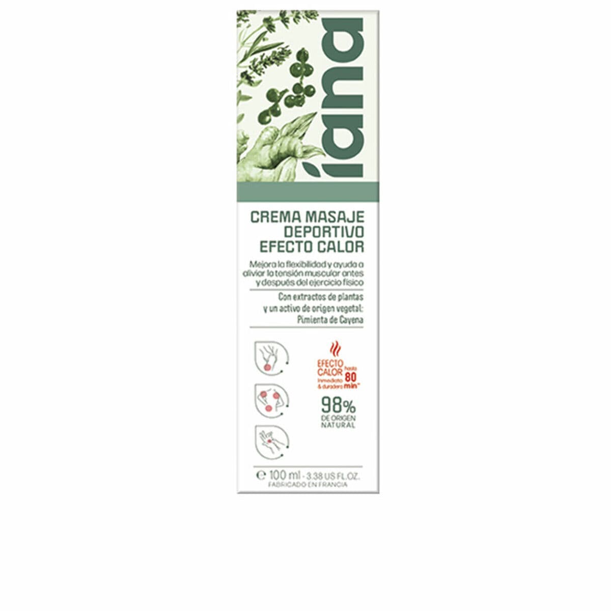 Crema del Desiderio Effetto Calore IANA TRATAMIENTOS TÓPICOS 100 ml
