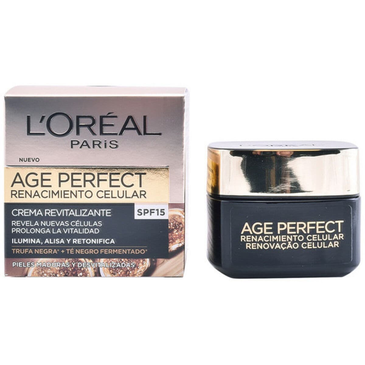 Crema Giorno Nutritiva L'Oreal Make Up AGE PERFECT Spf 15 50 ml