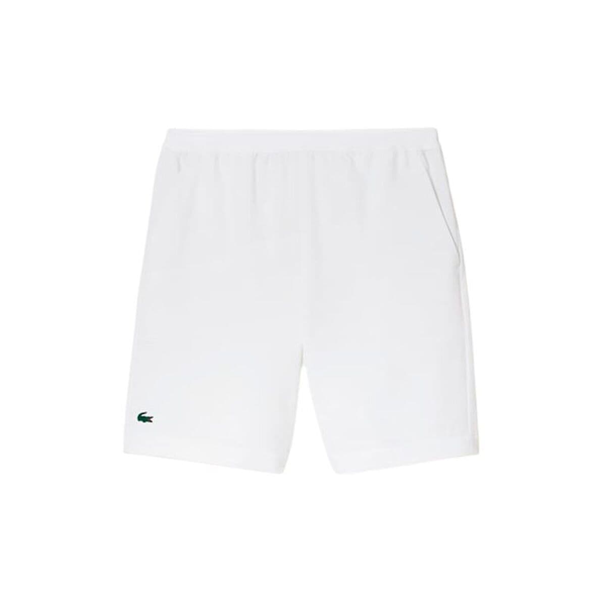 Pantaloni Corti Sportivi da Uomo Lacoste Core Performance Bianco