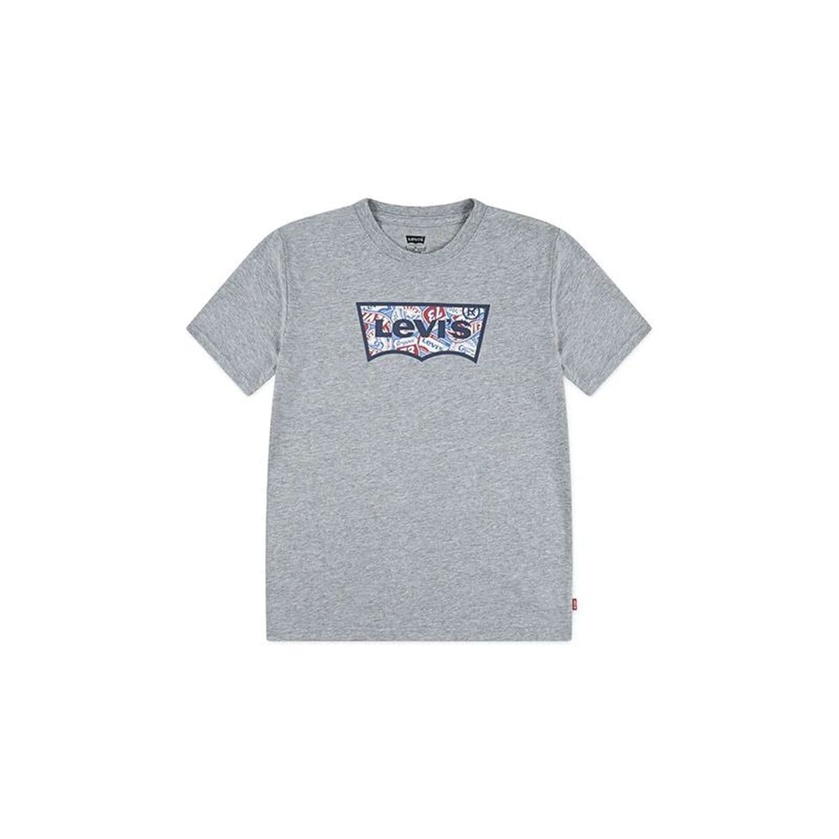 Maglia a Maniche Corte per Bambini Levi's Lvb On The Road Batwing Grigio chiaro