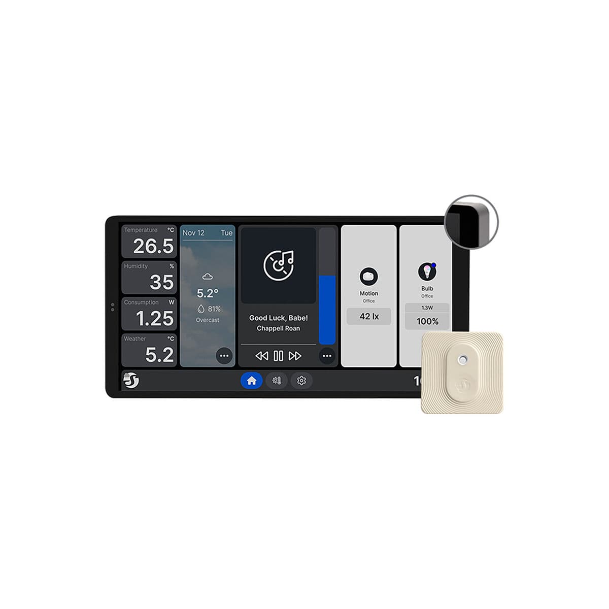 Pannello di controllo Shelly WALL DISPLAY X2(SL)+BLUHT(IVO)