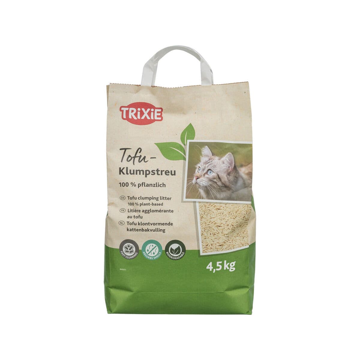 Sabbia per Gatti Trixie TOFU 4,5 Kg