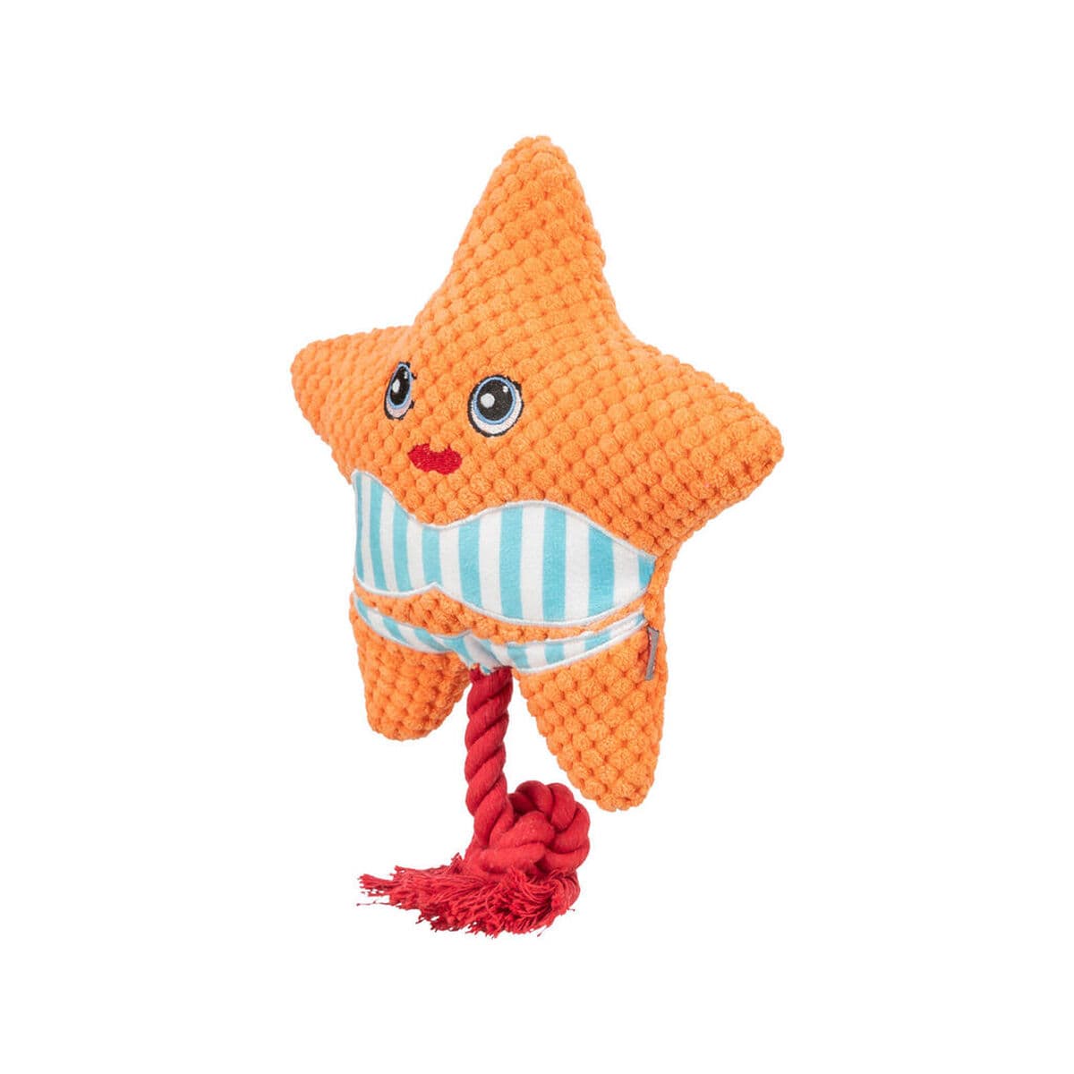 Peluche per cani Trixie Arancio Stella marina 22 cm Poliestere