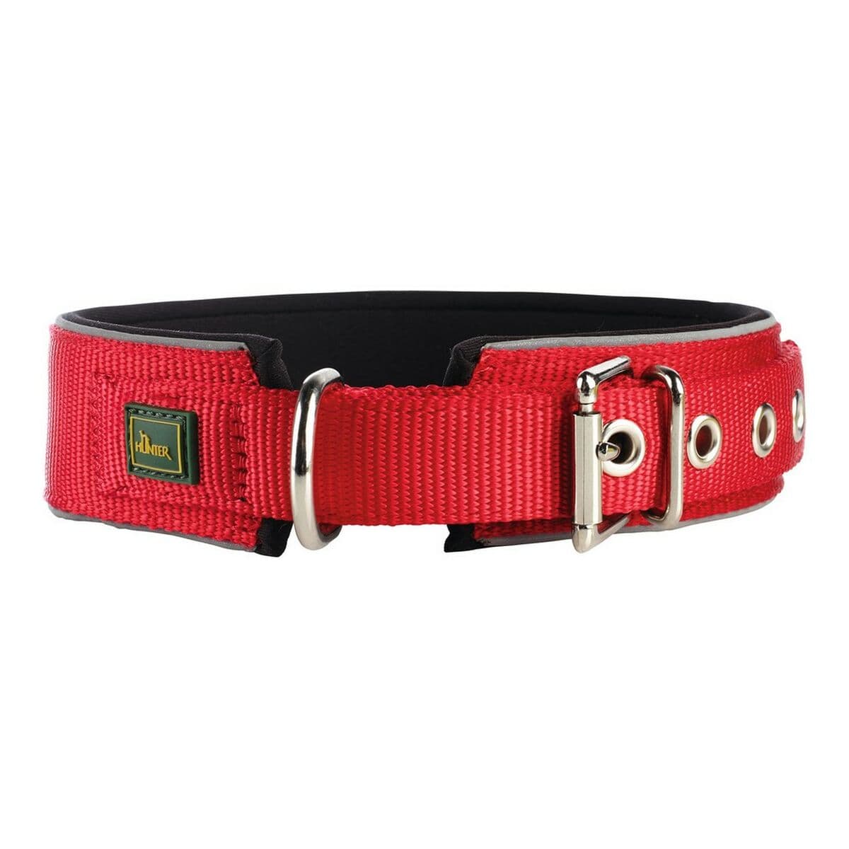 Collare per Cani Hunter Neoprene Reflect Rosso 39-46 cm