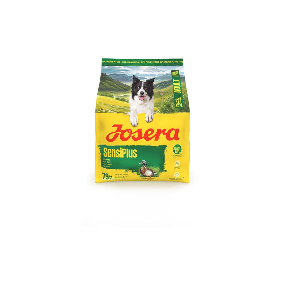 mangime Josera SensiPlus Adult All Sizes Anatra 900 g