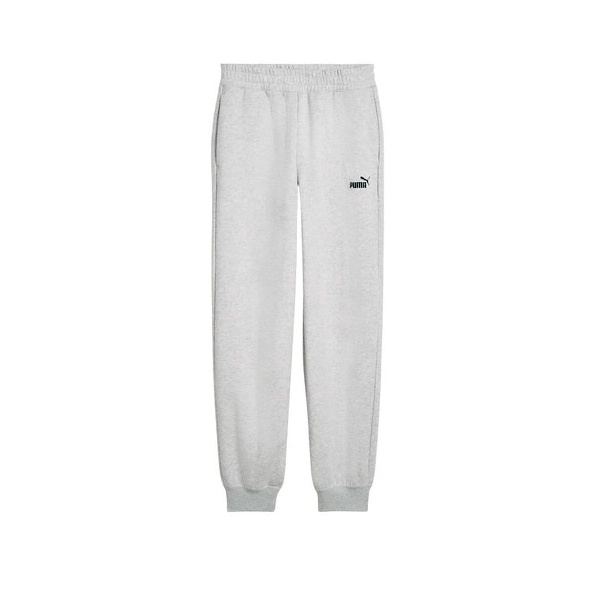 Pantalone Lungo Sportivo Puma Essentials Small No. 1 Logo Grigio chiaro Donna