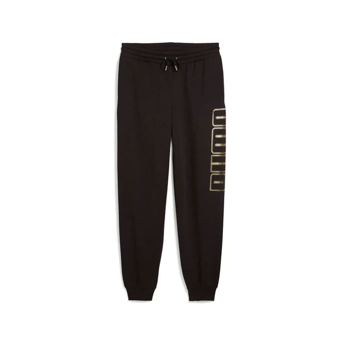 Pantalone Lungo Sportivo Puma Maximal Metallic Swe Nero Uomo