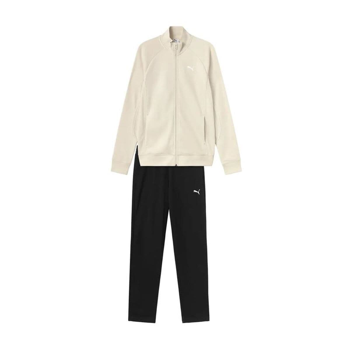 Tuta da Donna Puma Straight Leg Sweat S Bianco Nero