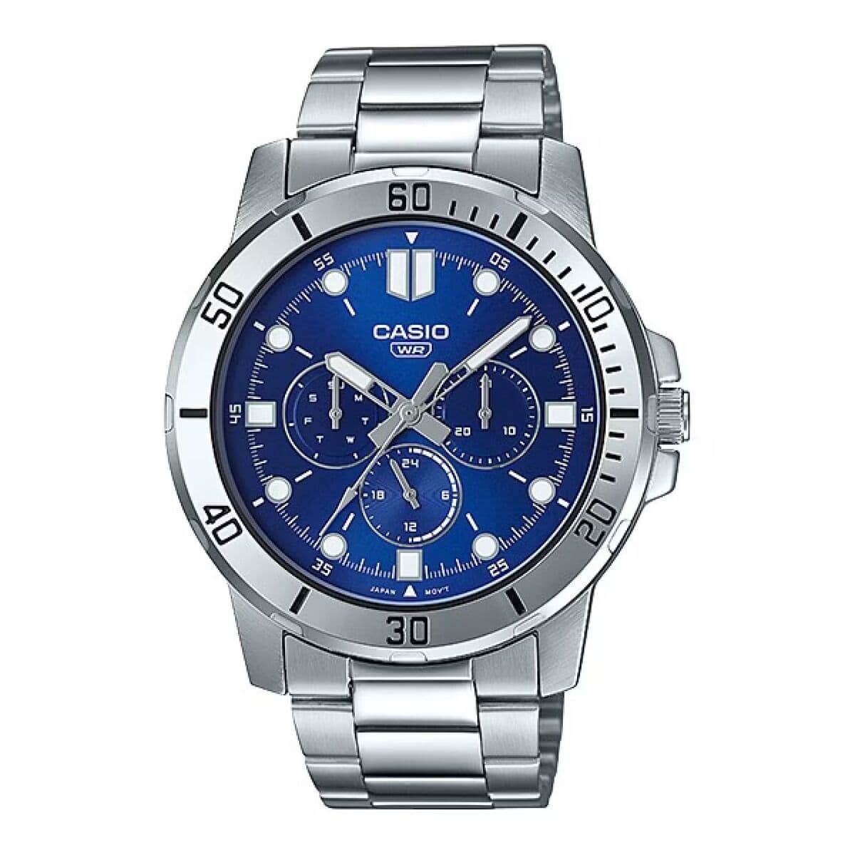 Orologio Uomo Casio MTP-VD300D-2EUDF Argentato (Ø 45 mm)