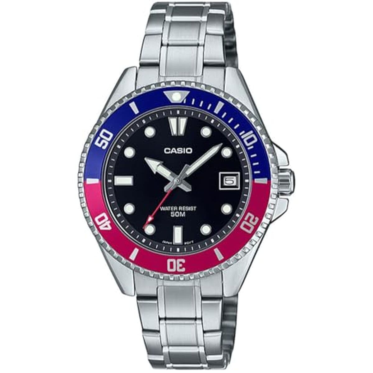 Orologio Uomo Casio MDV-10D-1A3VDF Argentato (Ø 38,5 mm)