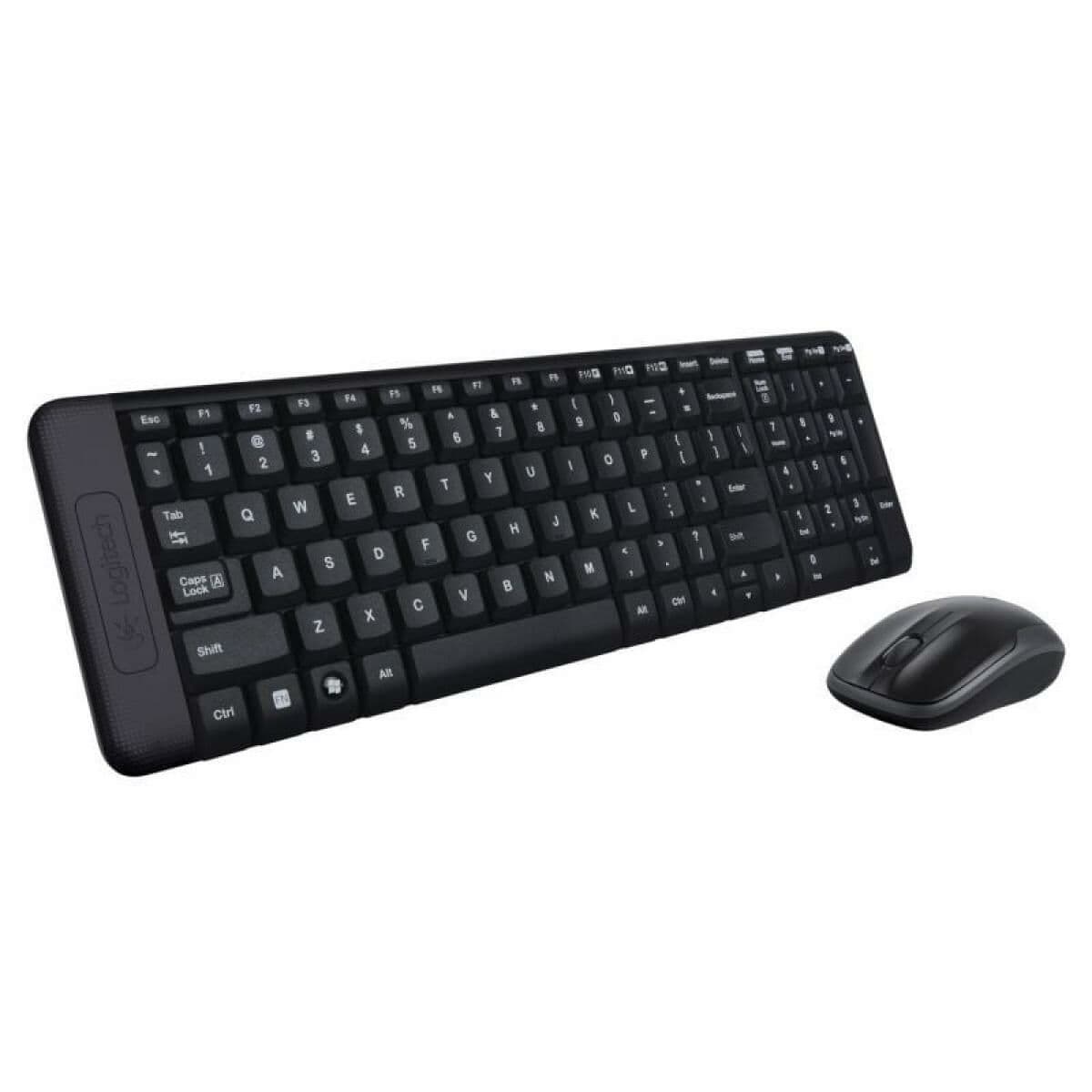 Tastiera e Mouse Wireless Logitech MK220 Nero Qwerty in Spagnolo