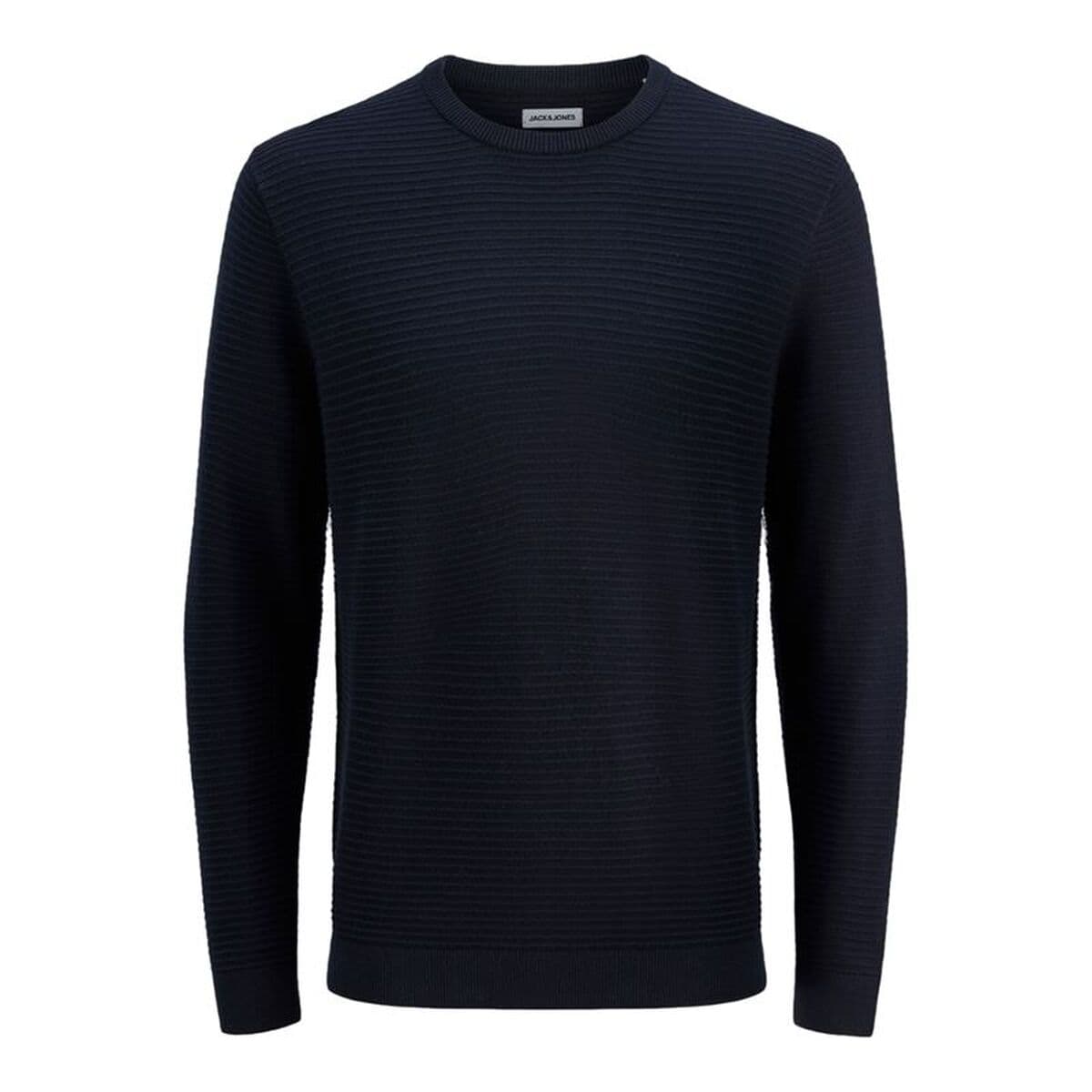 Felpa senza Cappuccio Uomo Jack & Jones Jjotto Knit Crew Neck Sky Blu Marino