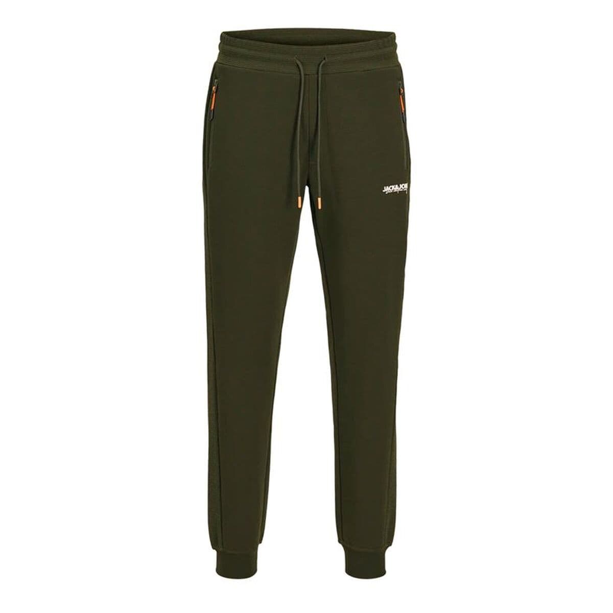 Pantalone Lungo Sportivo Jack & Jones Jpstgordon Thatcher Duffel Oliva Uomo