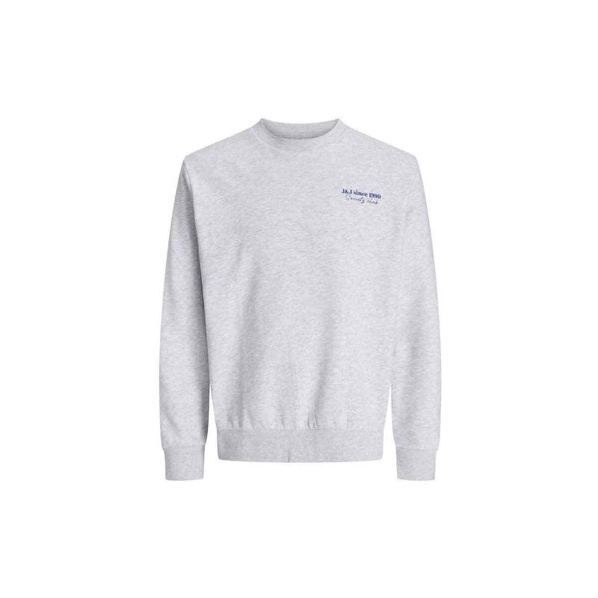 Felpa senza Cappuccio Uomo Jack & Jones Jjninety Crew Neck Bianco