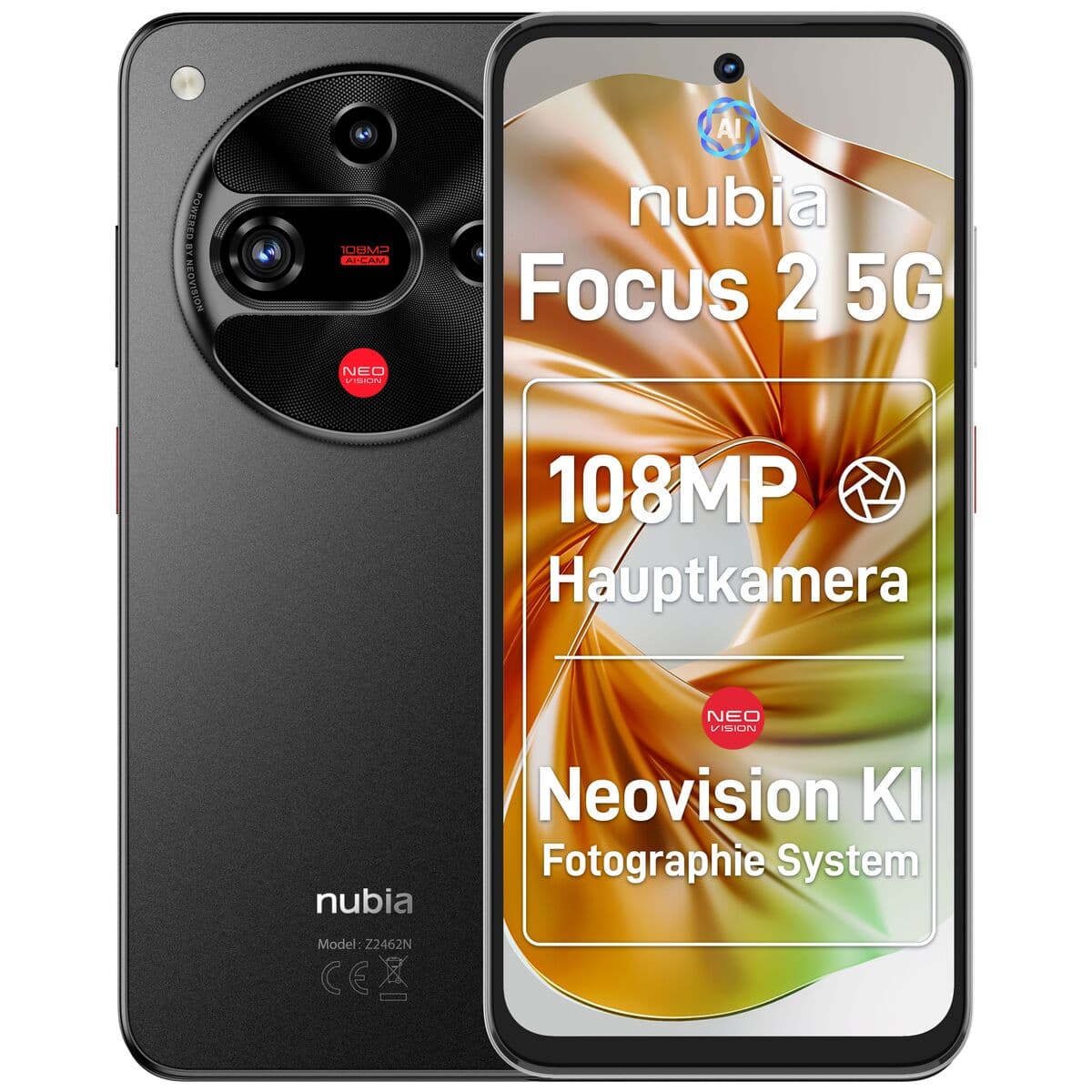 Smartphone ZTE Nubia Focus 2 8 GB RAM 256 GB 6,7" Nero