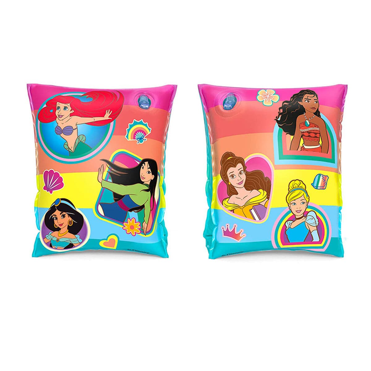 Bestway Maniche Gonfiabili Disney Principesse 23x15 cm +3 a 6 Anni Spiaggia e Piscina 91041