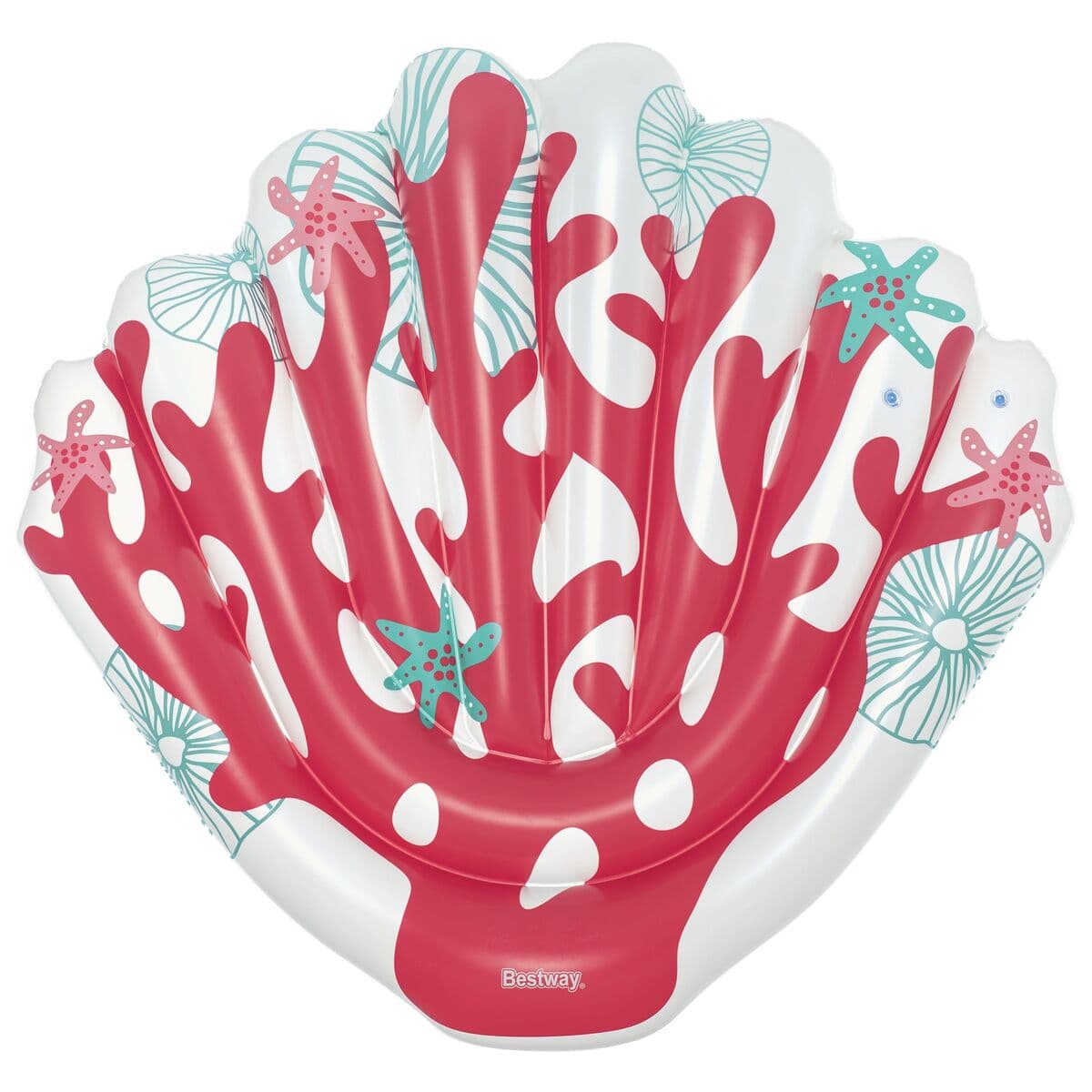 Bestway Materassino Gonfiabile Coral 186x153 cm Spiaggia e Piscina 43724