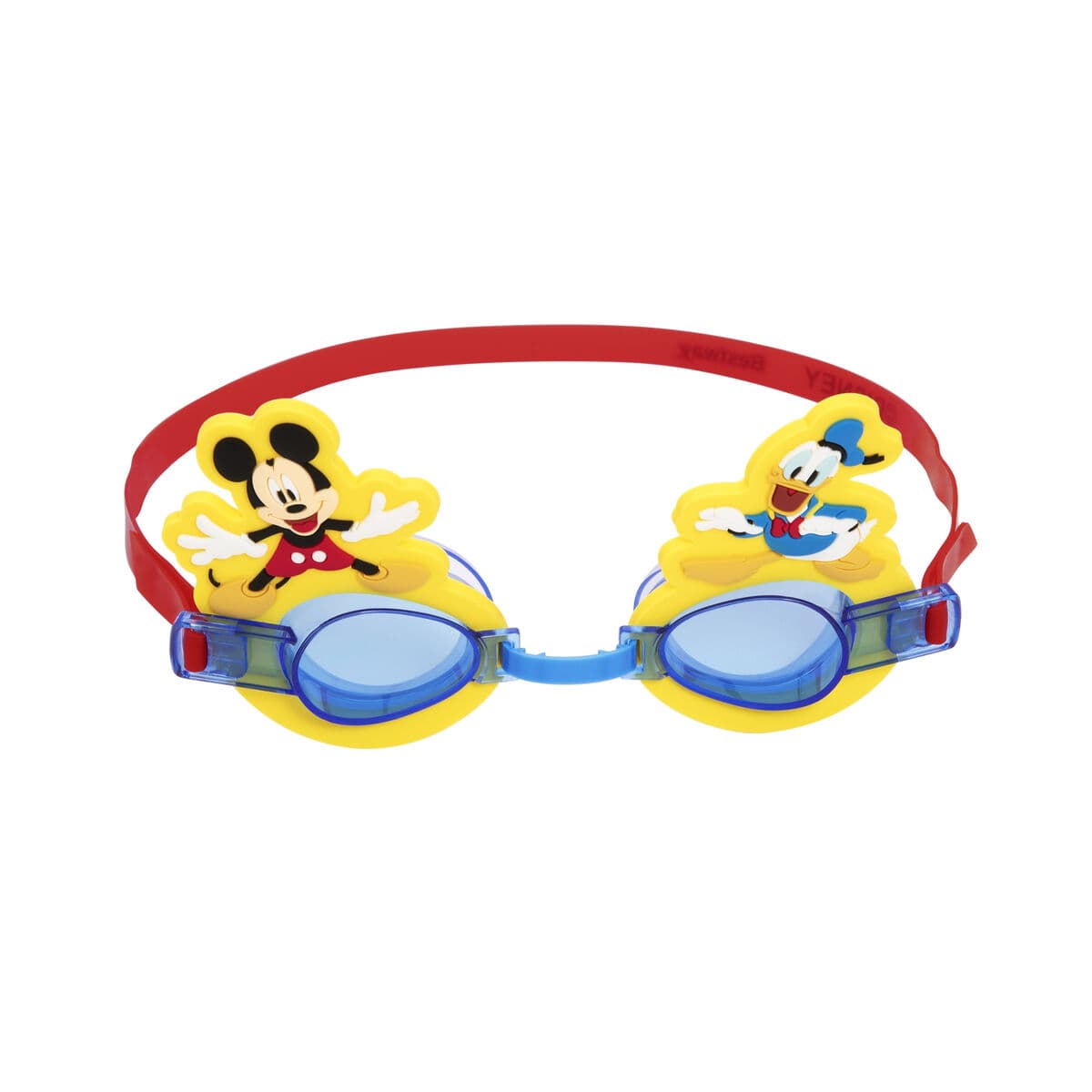 Bestway Occhiali da Nuoto per Bambini in Silicone Mickey & Friends +3 Anni Piscina 09110