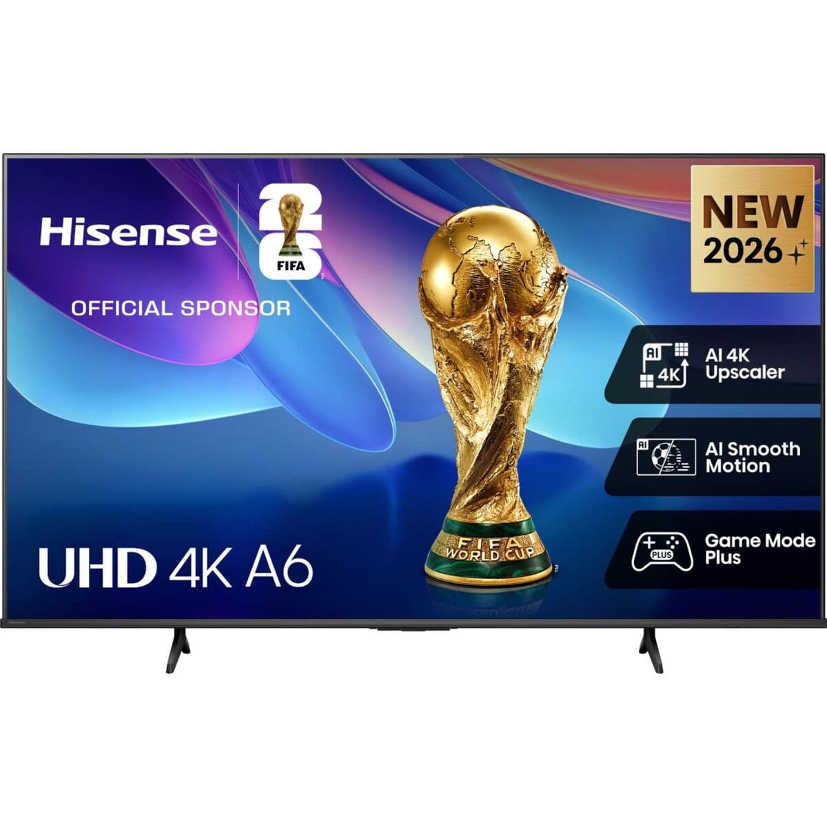 Hisense Smart TV 43 pollici 4K Ultra HD 43A6S HDMI nero