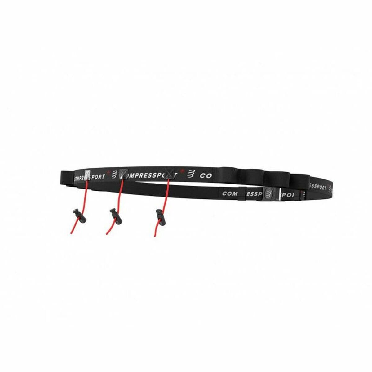 Cintura Running Porta Numero Compressport Compressport  Nero