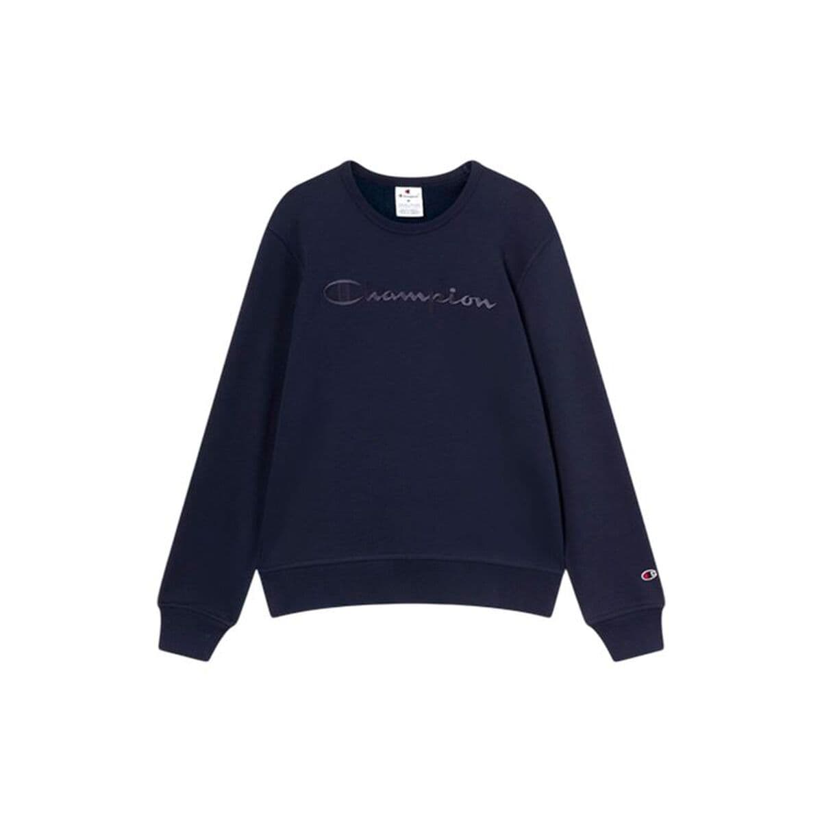Felpa senza Cappuccio Uomo Champion Icons Tonal Blu Marino