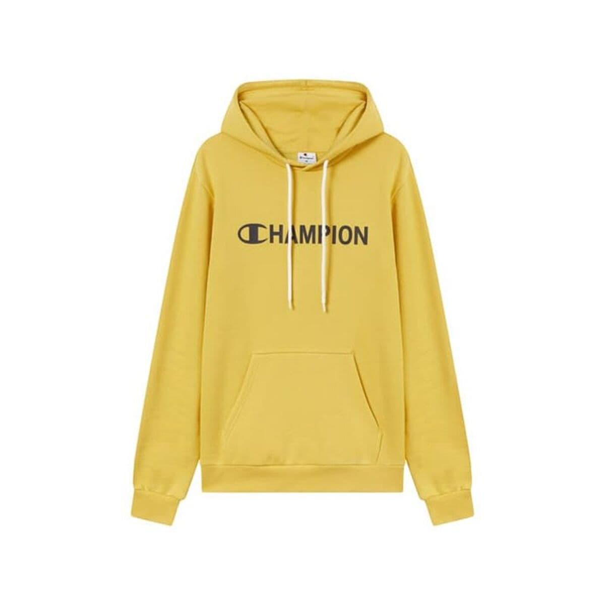 Felpa con Cappuccio Uomo Champion Graphic Shop Giallo