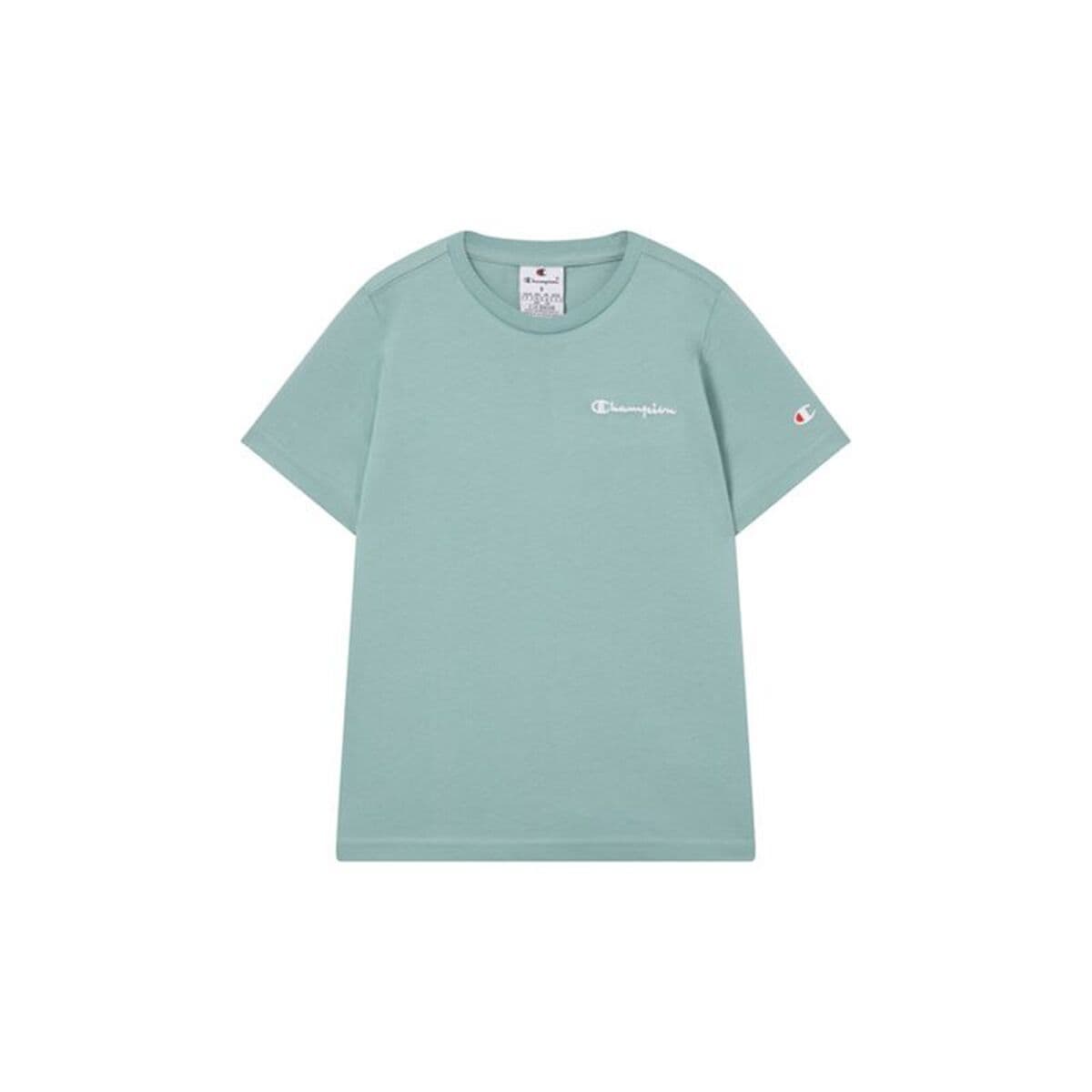 Maglia a Maniche Corte per Bambini Champion Icons Contrast Acquamarina