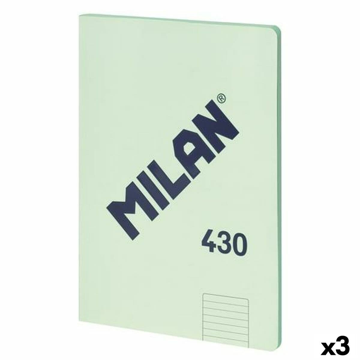 Agenda Milan 430 Verde A4 48 Fogli (3 Unità)