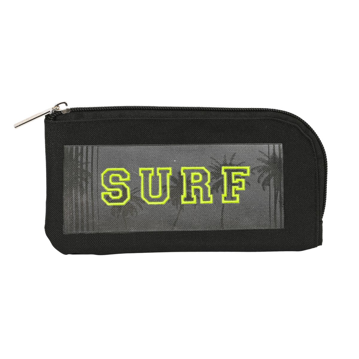 Astuccio Scuola Safta Surf Nero 23 x 11 x 1 cm
