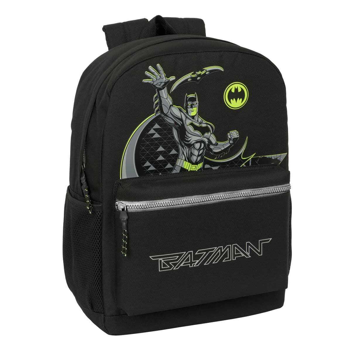 Zaino Scuola Batman Game over Nero 32 x 43 x 14 cm