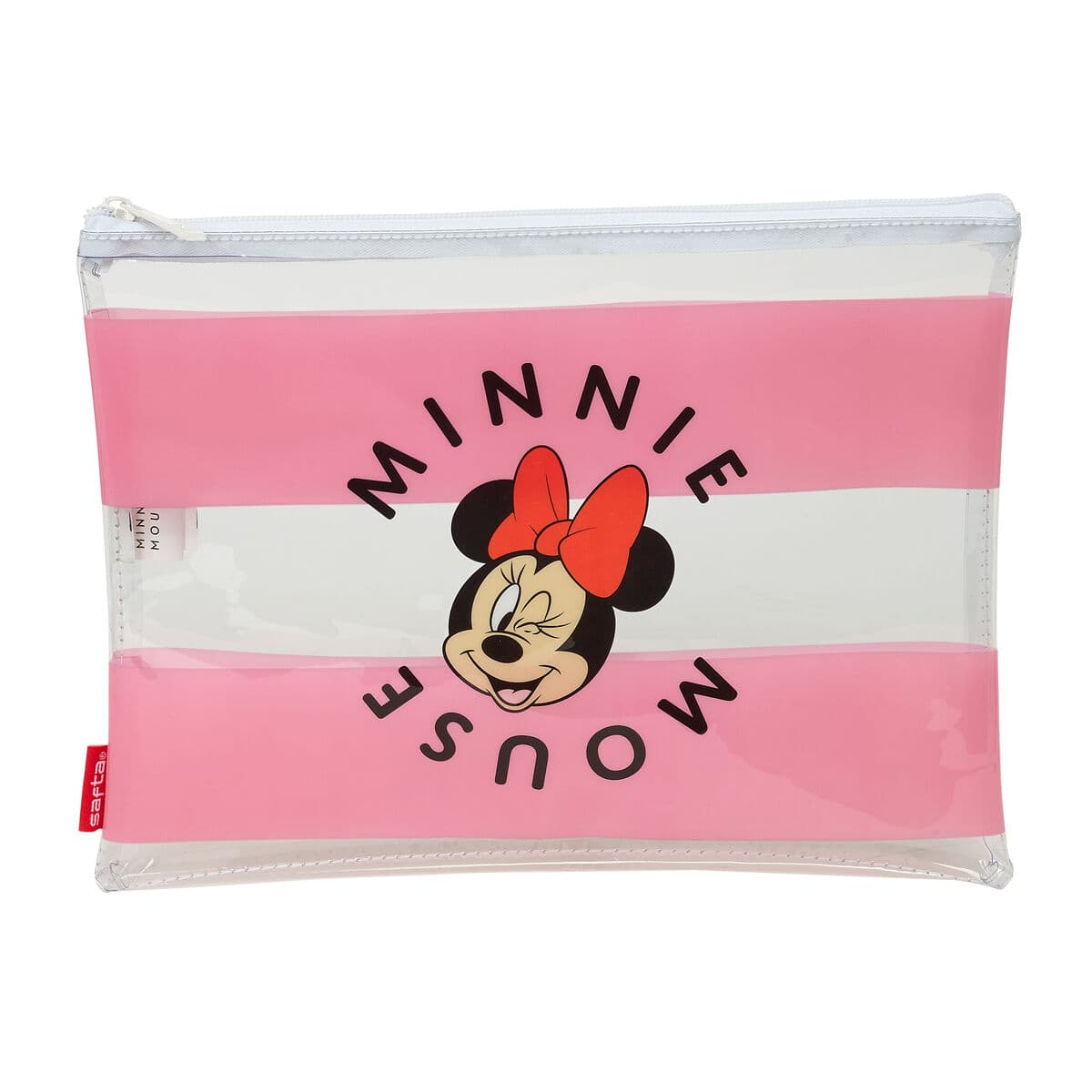 Necessaire per Bambini Minnie Mouse Beach Rosa Trasparente