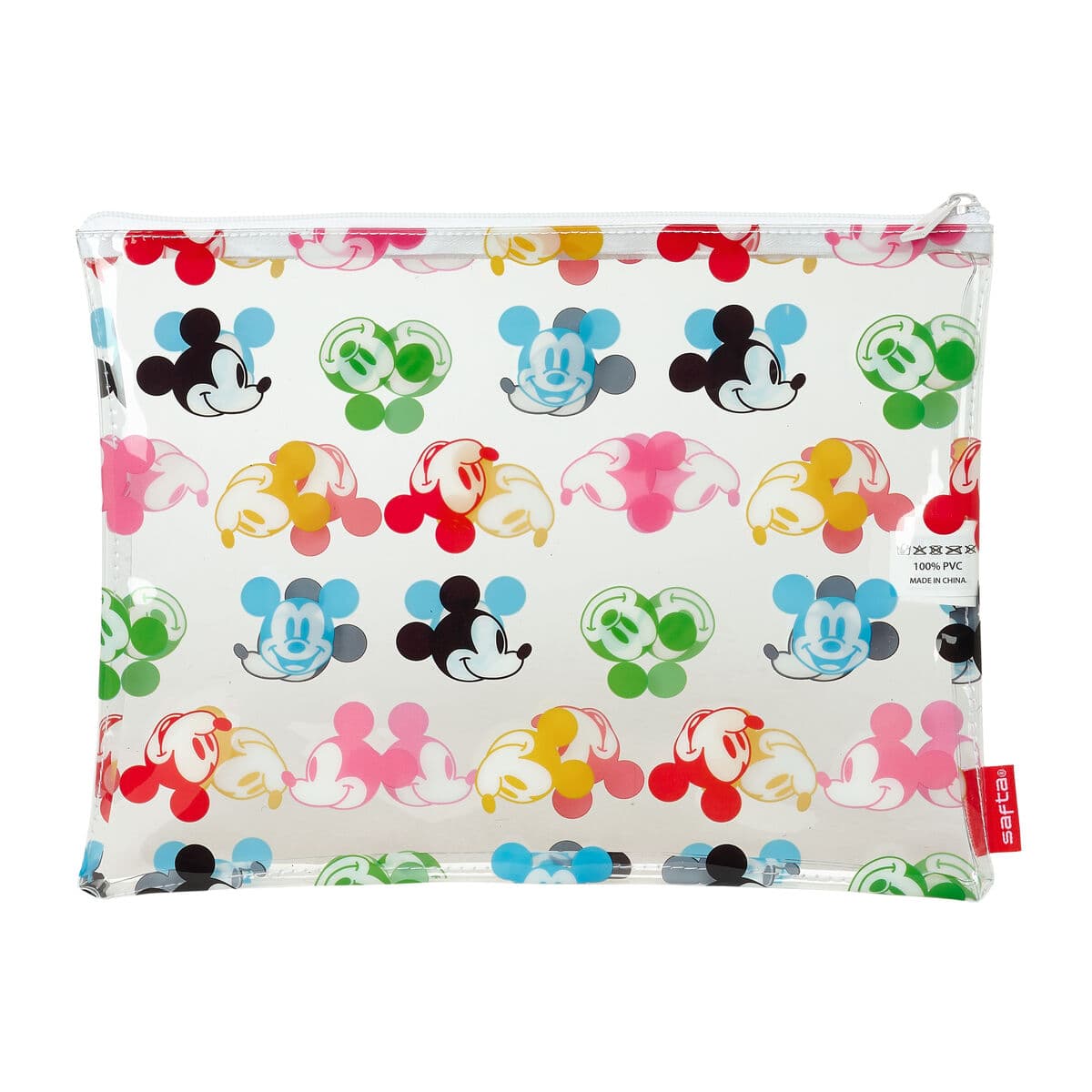 Necessaire per Bambini Mickey Mouse Clubhouse Beach Multicolore Trasparente