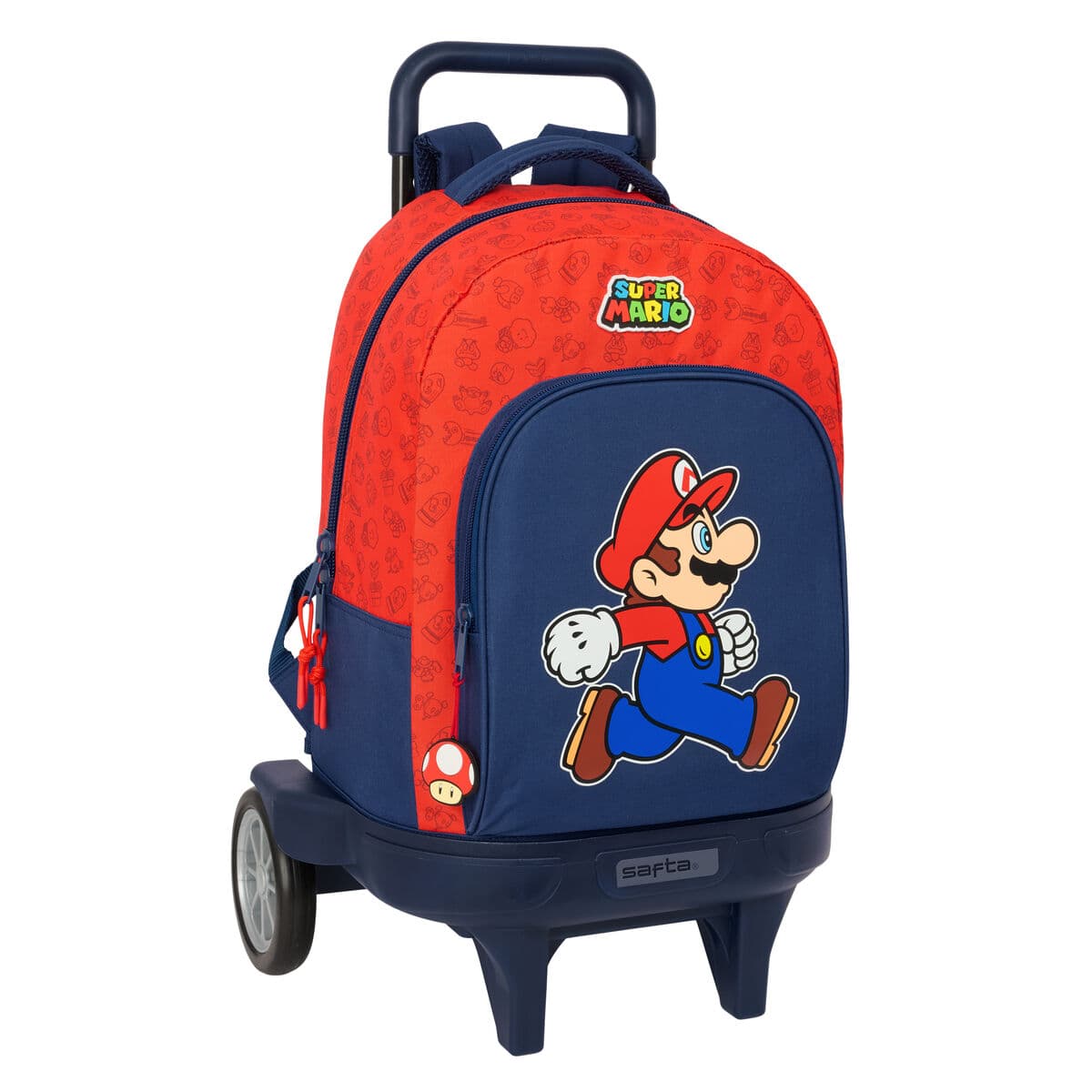 Zaino Scuola Super Mario Trick Rosso Blu scuro 33 x 45 x 22 cm