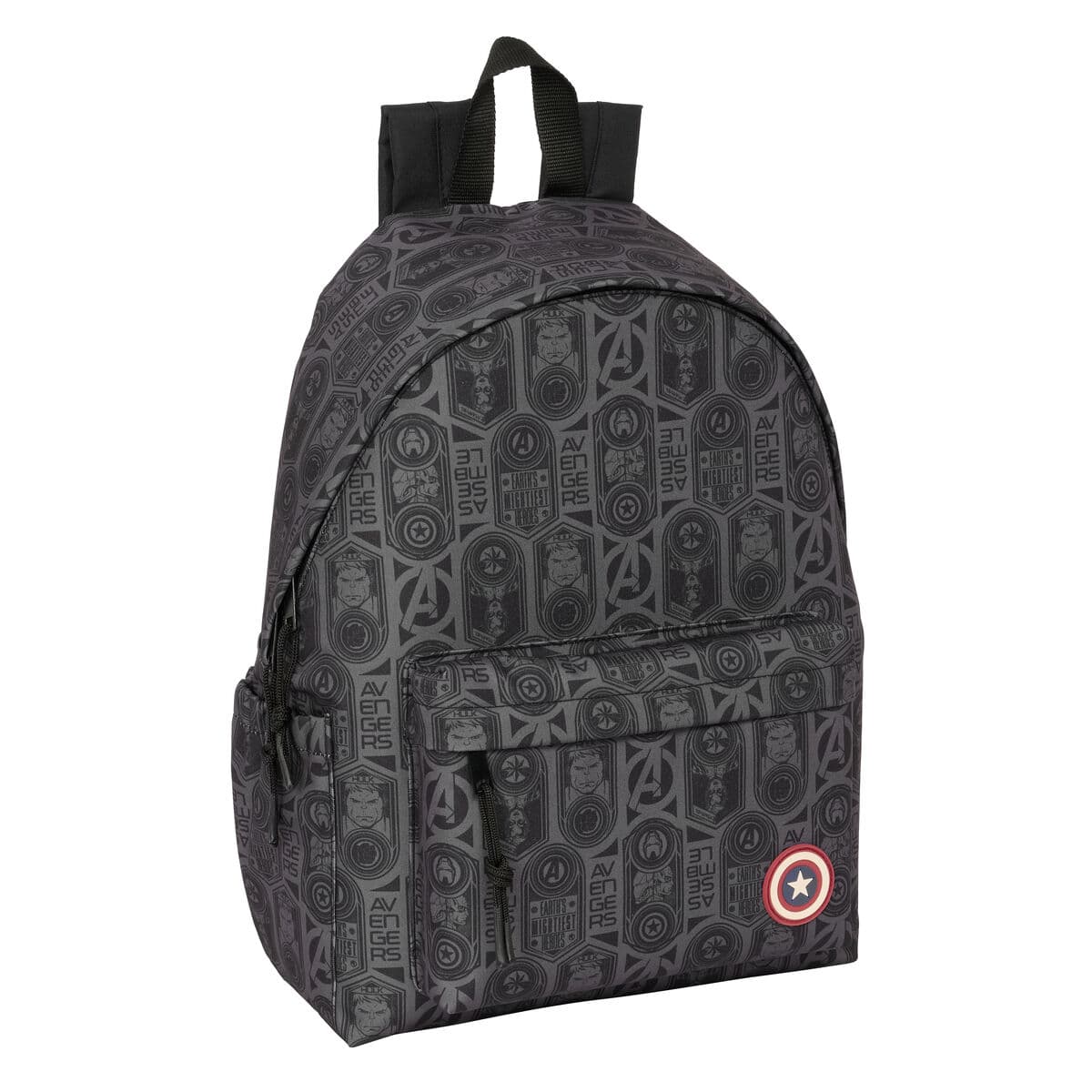 Zaino Scuola The Avengers Vendetta Nero 31 x 43 x 13 cm
