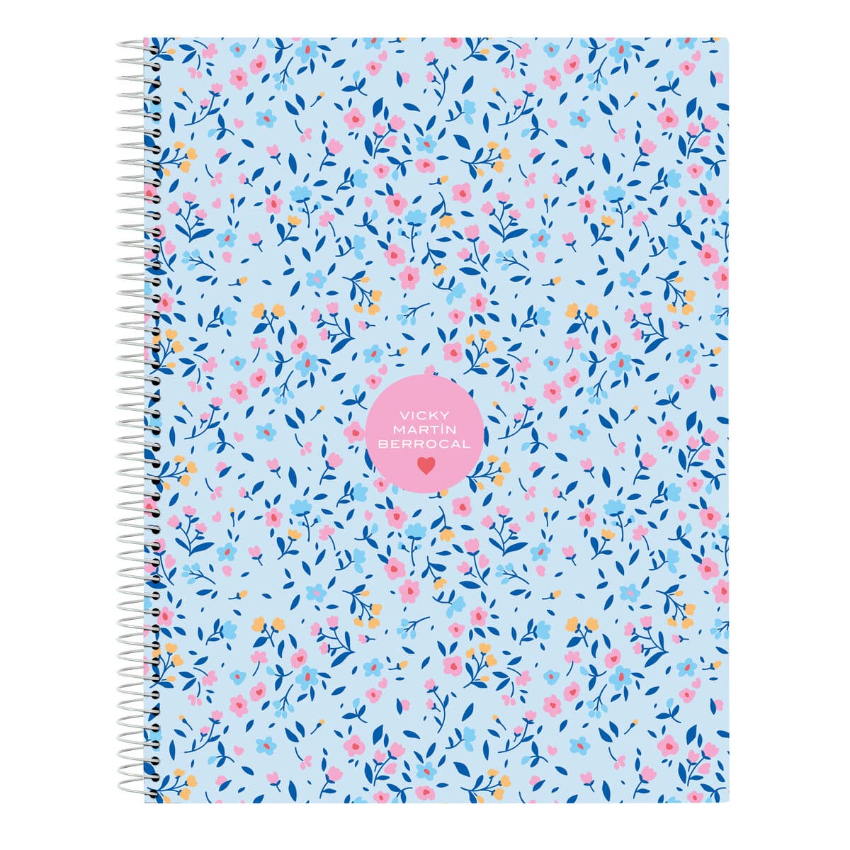 Agenda Vicky Martín Berrocal Paraíso Azzurro Rosa A4 120 Fogli