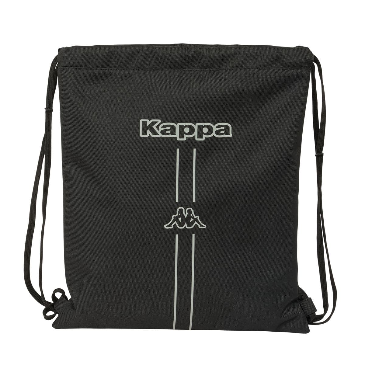 Zainetto con Cordini Kappa Dark Nero 35 x 40 x 1 cm